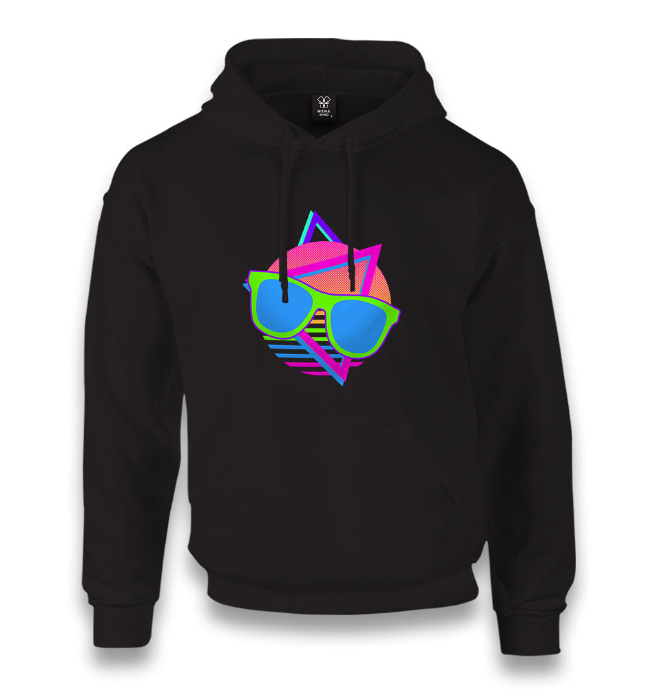 Color Geometrika - Glasses Unisex Black Hoodie - Premium  from W.E.N.S. WIND - Just 11990! Shop now at W.E.N.S. WIND