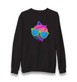 Color Geometrika - Glasses Unisex Black Sweatshirt - Premium  from W.E.N.S. WIND - Just 10990! Shop now at W.E.N.S. WIND