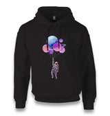 Flying With The Planets - Astronaut Unisex Black Hoodie - Premium  from W.E.N.S. WIND - Just 11990! Shop now at W.E.N.S. WIND