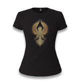Best In Gold - Eagle Tattoo Women's Black T-shirt - Premium  from W.E.N.S. WIND - Just 6490! Shop now at W.E.N.S. WIND