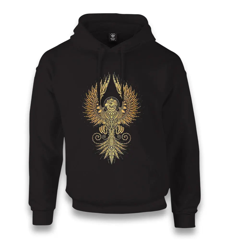 Best In Gold - Eagle Tattoo Unisex Black Hoodie - Premium  from W.E.N.S. WIND - Just 11990! Shop now at W.E.N.S. WIND