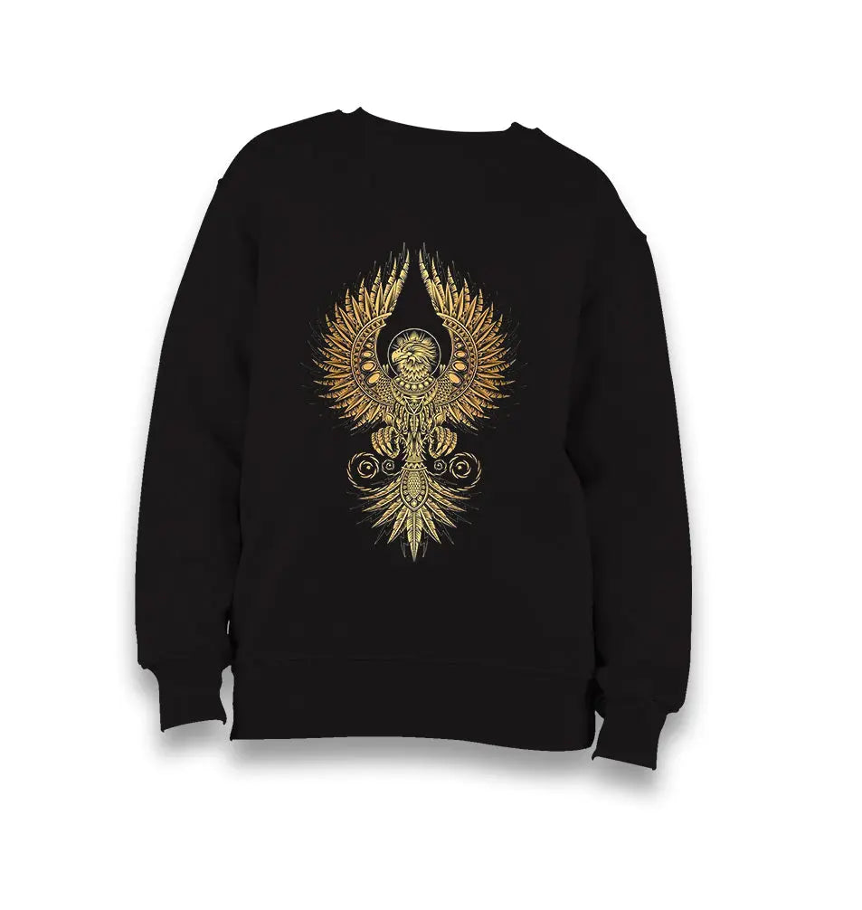 Best In Gold - Eagle Tattoo Kid's Black Sweatshirt - Premium  from W.E.N.S. WIND - Just 7990! Shop now at W.E.N.S. WIND