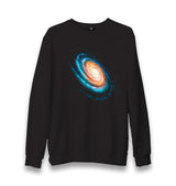 Lost Galaxy Unisex Black Sweatshirt - Premium  from W.E.N.S. WIND - Just 10990! Shop now at W.E.N.S. WIND