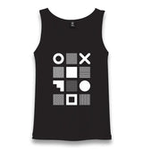 Black Parts - Shapes Unisex Black Tank Top - Premium  from W.E.N.S. WIND - Just 6490! Shop now at W.E.N.S. WIND