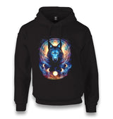 In The Sunset - Wolf Unisex Black Hoodie - Premium  from W.E.N.S. WIND - Just 11990! Shop now at W.E.N.S. WIND