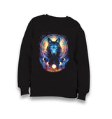 In The Sunset - Wolf Kid's Black Sweatshirt - Premium  from W.E.N.S. WIND - Just 7990! Shop now at W.E.N.S. WIND