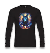 In The Sunset - Wolf Unisex Black Longsleeve - Premium  from W.E.N.S. WIND - Just 7990! Shop now at W.E.N.S. WIND