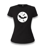 Bat And Mad Women's Black T-shirt - Premium  from W.E.N.S. WIND - Just 6490! Shop now at W.E.N.S. WIND