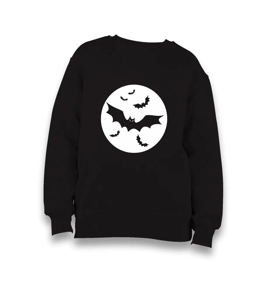 Bat And Mad Kid's Black Sweatshirt - Premium  from W.E.N.S. WIND - Just 7990! Shop now at W.E.N.S. WIND