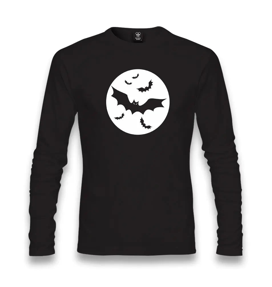 Bat And Mad Unisex Black Longsleeve - Premium  from W.E.N.S. WIND - Just 7990! Shop now at W.E.N.S. WIND