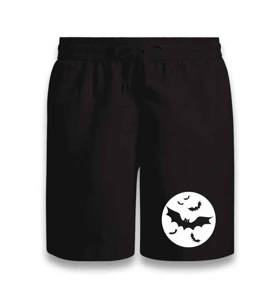 Bat And Mad Black Shorts - Premium  from W.E.N.S. WIND - Just 7990! Shop now at W.E.N.S. WIND