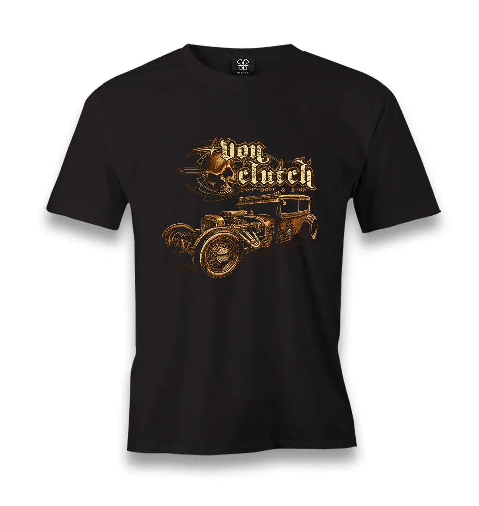 Old Car - Von Clutch Men's Black Tshirt - Premium  from W.E.N.S. WIND - Just 6490! Shop now at W.E.N.S. WIND