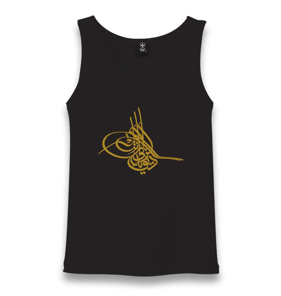 Ottoman Signiture Unisex Black Tank Top - Premium  from W.E.N.S. WIND - Just 6490! Shop now at W.E.N.S. WIND