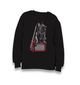 Rocker Dog Kid's Black Sweatshirt - Premium  from W.E.N.S. WIND - Just 7990! Shop now at W.E.N.S. WIND