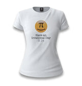 Mathematics - Pi Number XVI White Women T-shirt - Premium  from W.E.N.S. WIND - Just 6490! Shop now at W.E.N.S. WIND