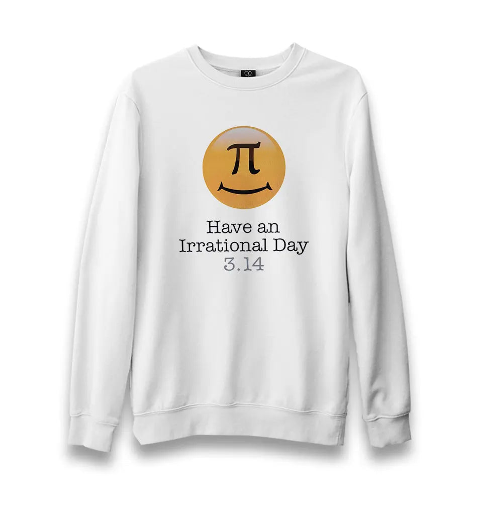 Mathematics - Pi Number XVI Unisex White Sweatshirt - Premium  from W.E.N.S. WIND - Just 10990! Shop now at W.E.N.S. WIND