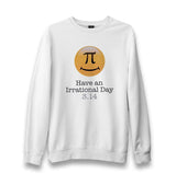 Mathematics - Pi Number XVI Unisex White Sweatshirt - Premium  from W.E.N.S. WIND - Just 10990! Shop now at W.E.N.S. WIND