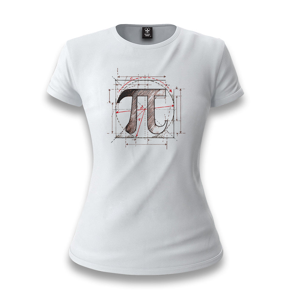 Mathematics - Pi Number XIX White Women T-shirt - Premium  from W.E.N.S. WIND - Just 6490! Shop now at W.E.N.S. WIND