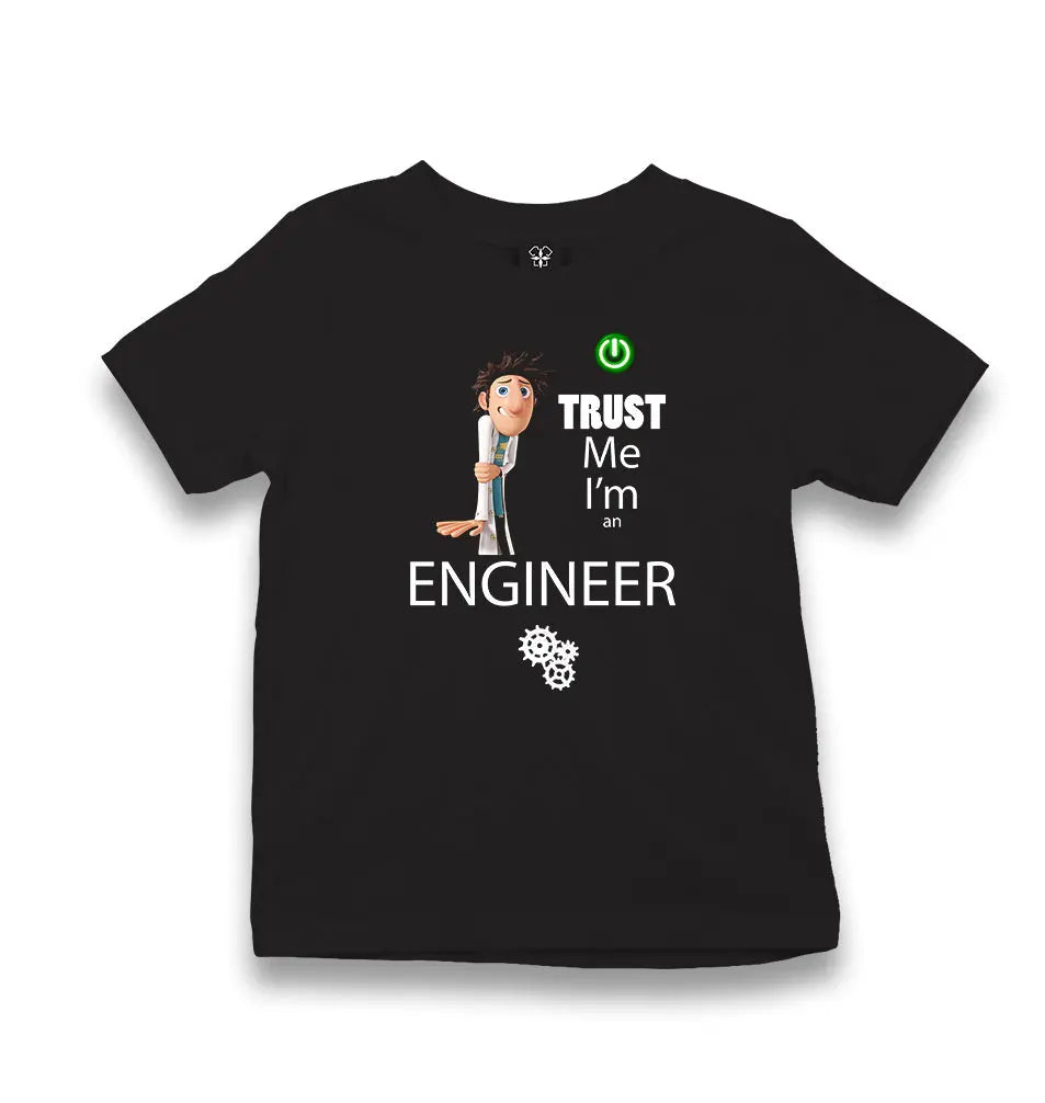 Trust Me Im An Engineer Kid's Black T-shirt - Premium  from W.E.N.S. WIND - Just 5990! Shop now at W.E.N.S. WIND