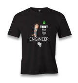 Trust Me Im An Engineer Men's Black Tshirt - Premium  from W.E.N.S. WIND - Just 6490! Shop now at W.E.N.S. WIND