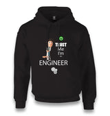 Trust Me Im An Engineer Unisex Black Hoodie - Premium  from W.E.N.S. WIND - Just 11990! Shop now at W.E.N.S. WIND