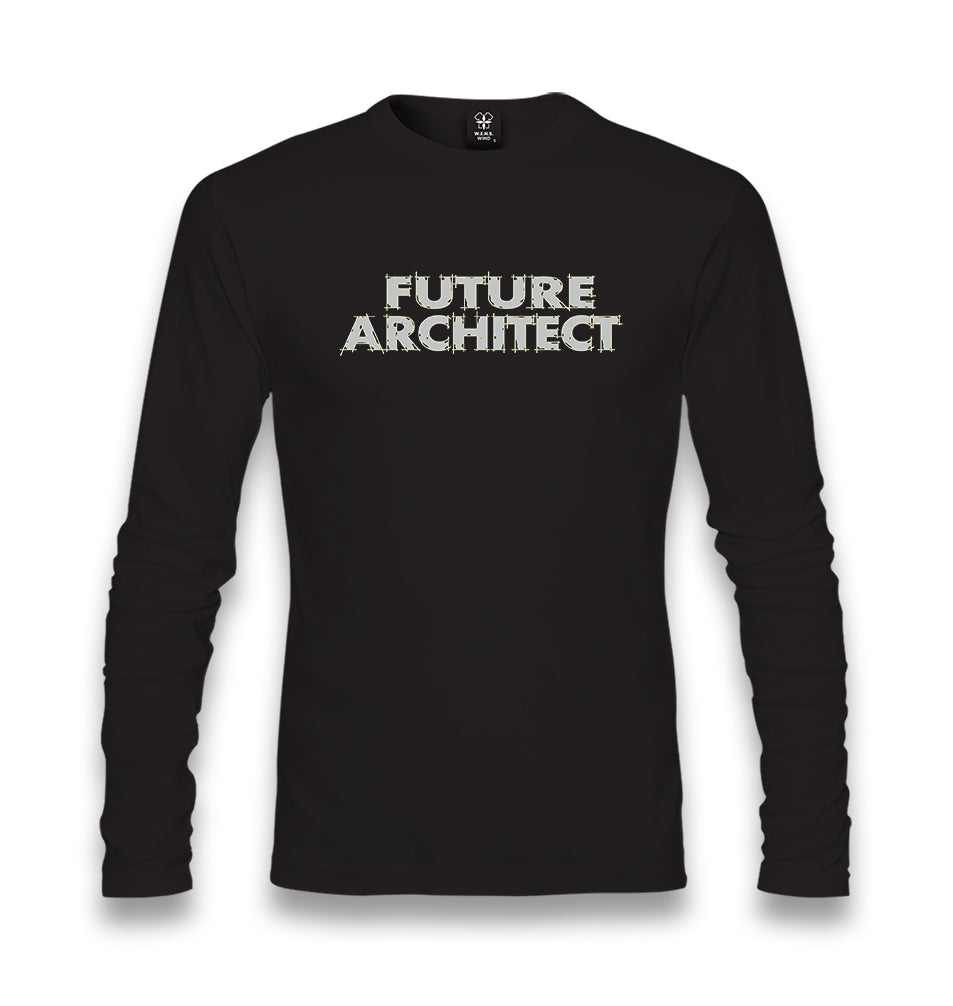 Future Architect Unisex Black Longsleeve - Premium  from W.E.N.S. WIND - Just 7990! Shop now at W.E.N.S. WIND