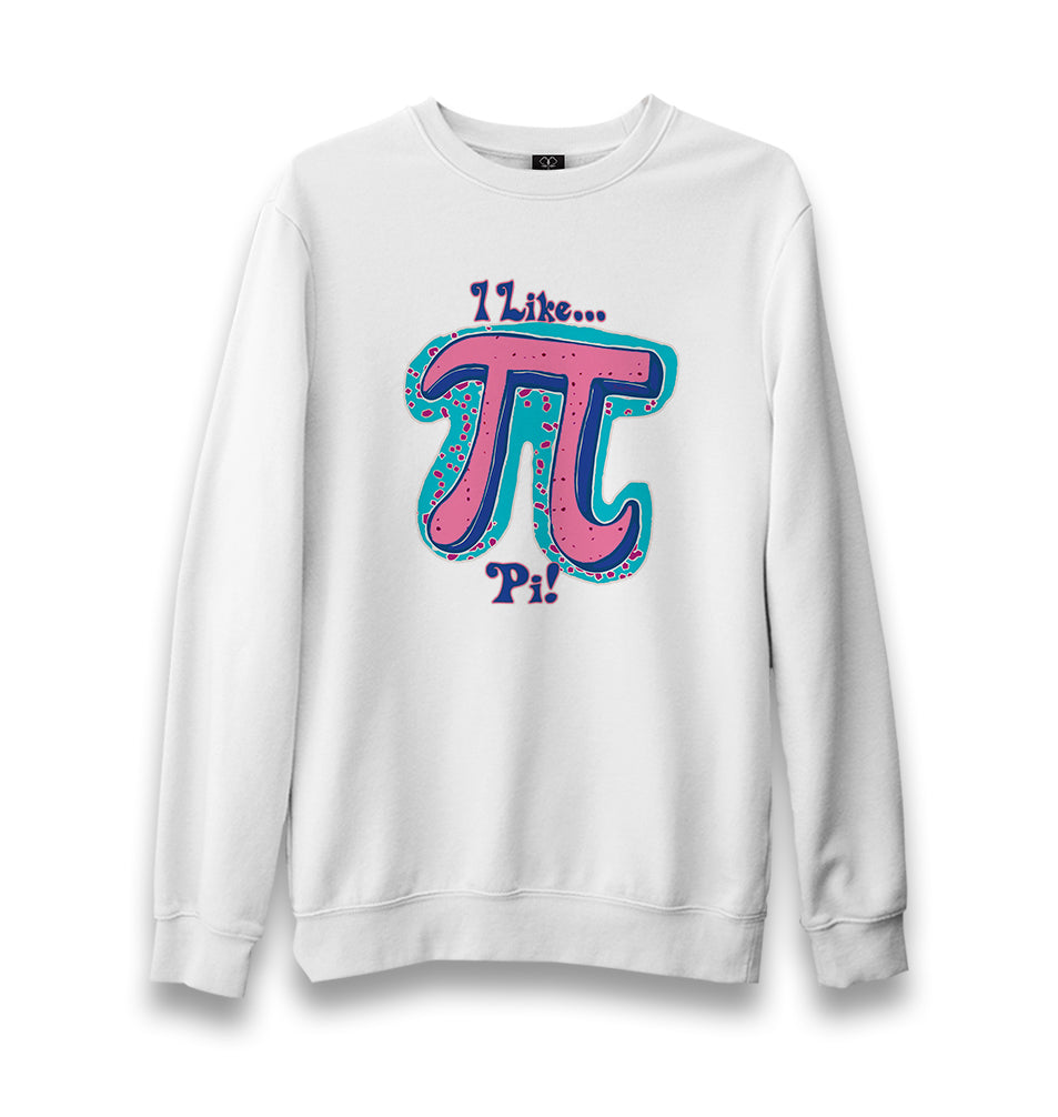 Mathematics - Pi Number XXI Unisex White Sweatshirt - Premium  from W.E.N.S. WIND - Just 10990! Shop now at W.E.N.S. WIND