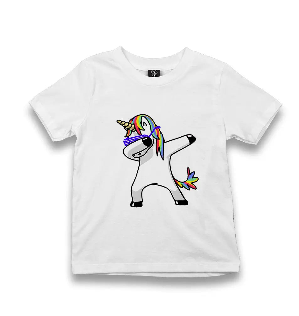 Unicorn - Rainbow Kid's White Tshirt - Premium  from W.E.N.S. WIND - Just 5990! Shop now at W.E.N.S. WIND