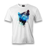 Wolf IV Men's White Tshirt - Premium  from W.E.N.S. WIND - Just 6490! Shop now at W.E.N.S. WIND