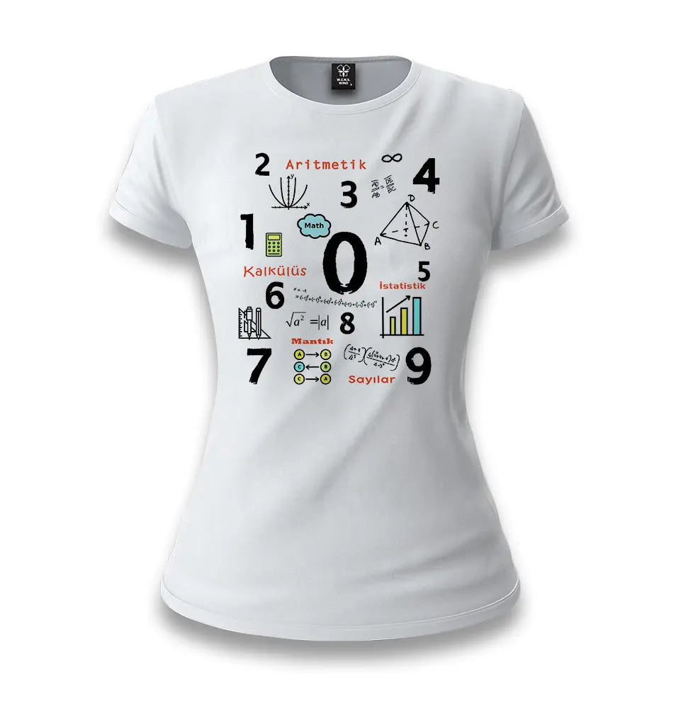 Mathematics - Arithmetic White Women T-shirt - Premium  from W.E.N.S. WIND - Just 6490! Shop now at W.E.N.S. WIND