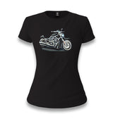 Motorcycle - Riding Free and Wild Women's Black T-shirt - Premium  from W.E.N.S. WIND - Just 6490! Shop now at W.E.N.S. WIND