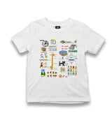 English - Exams Kid's White Tshirt - Premium  from W.E.N.S. WIND - Just 5990! Shop now at W.E.N.S. WIND