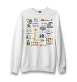 English - Exams Unisex White Sweatshirt - Premium  from W.E.N.S. WIND - Just 10990! Shop now at W.E.N.S. WIND