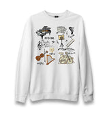 Music - Tuning Unisex White Sweatshirt - Premium  from W.E.N.S. WIND - Just 10990! Shop now at W.E.N.S. WIND