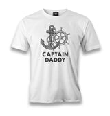 Captain Daddy Men's White Tshirt - Premium  from W.E.N.S. WIND - Just 6490! Shop now at W.E.N.S. WIND