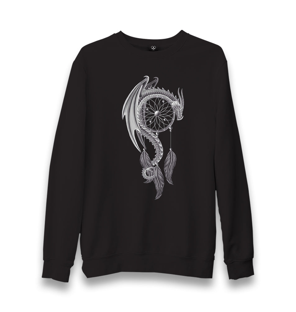 Dreamcatcher - Dream Trap Unisex Black Sweatshirt - Premium  from W.E.N.S. WIND - Just 10990! Shop now at W.E.N.S. WIND