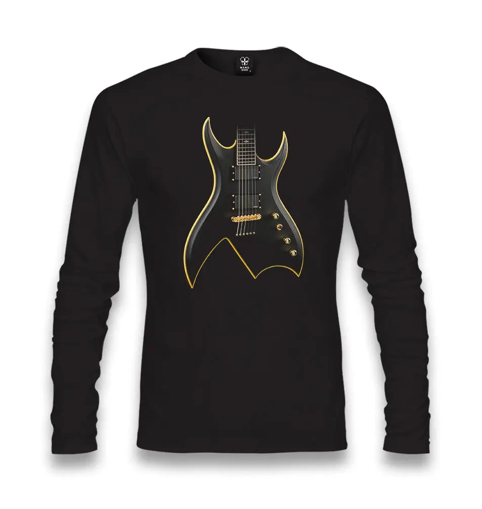 Electro Guitar Unisex Black Longsleeve - Premium  from W.E.N.S. WIND - Just 7990! Shop now at W.E.N.S. WIND