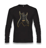 Electro Guitar Unisex Black Longsleeve - Premium  from W.E.N.S. WIND - Just 7990! Shop now at W.E.N.S. WIND