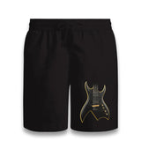 Electro Guitar Black Shorts - Premium  from W.E.N.S. WIND - Just 7990! Shop now at W.E.N.S. WIND