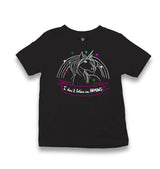 Unicorn - I Don't Believe In Humans Kid's Black T-shirt - Premium  from W.E.N.S. WIND - Just 5990! Shop now at W.E.N.S. WIND