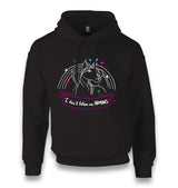 Unicorn - I Don't Believe In Humans Unisex Black Hoodie - Premium  from W.E.N.S. WIND - Just 11990! Shop now at W.E.N.S. WIND