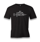 My Drugs Men's Black Tshirt - Premium  from W.E.N.S. WIND - Just 6490! Shop now at W.E.N.S. WIND