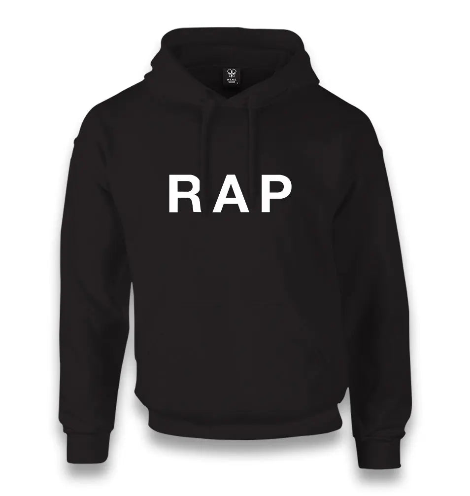 RAP - Rhymes That Move Souls Unisex Black Hoodie - Premium  from W.E.N.S. WIND - Just 11990! Shop now at W.E.N.S. WIND