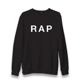 RAP - Rhymes That Move Souls Unisex Black Sweatshirt - Premium  from W.E.N.S. WIND - Just 10990! Shop now at W.E.N.S. WIND