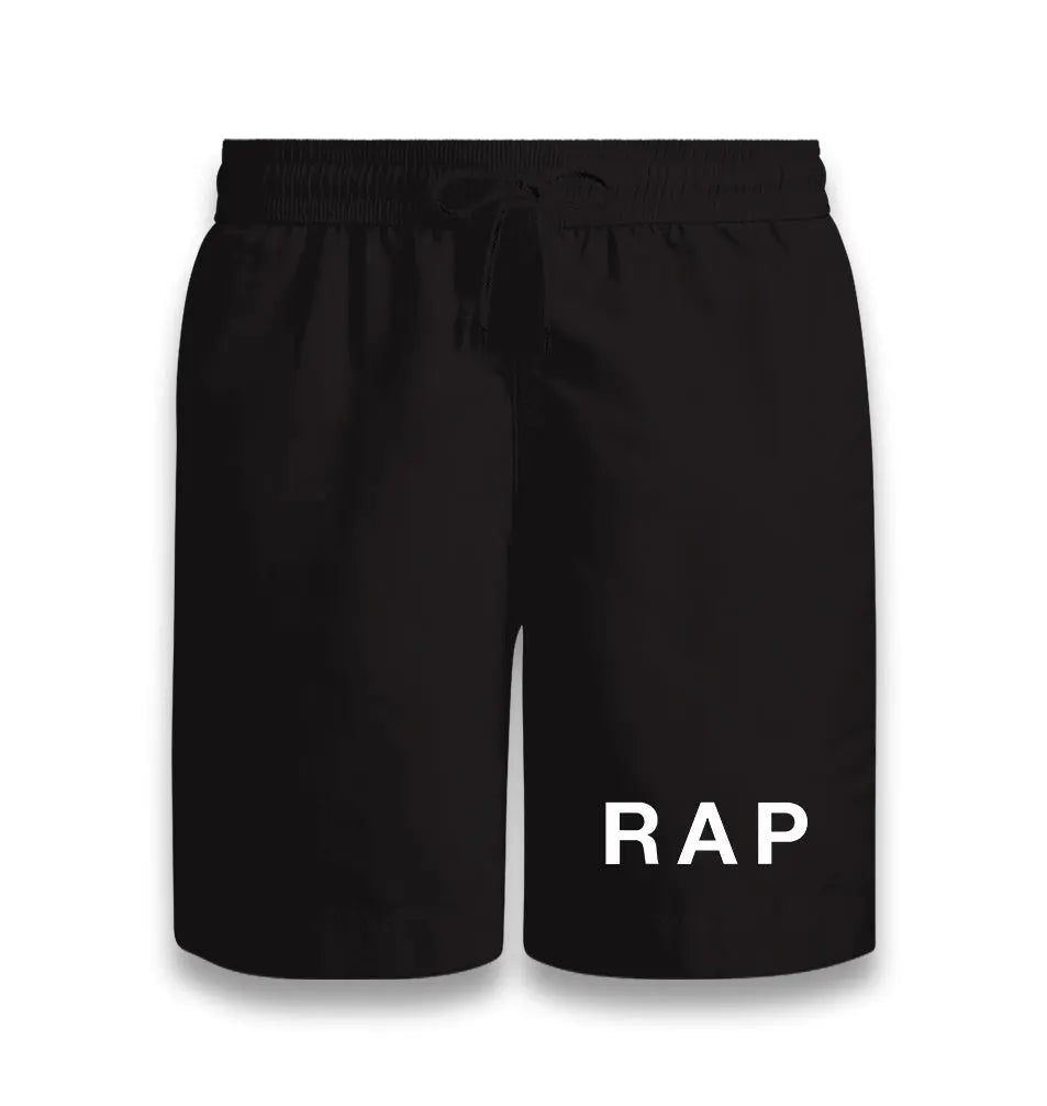 RAP - Rhymes That Move Souls Black Shorts - Premium  from W.E.N.S. WIND - Just 7990! Shop now at W.E.N.S. WIND