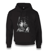 Wolfs - Wild Guardians Unisex Black Hoodie - Premium  from W.E.N.S. WIND - Just 11990! Shop now at W.E.N.S. WIND