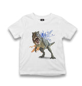 Dinosaur - Trex Kid's White Tshirt - Premium  from W.E.N.S. WIND - Just 5990! Shop now at W.E.N.S. WIND