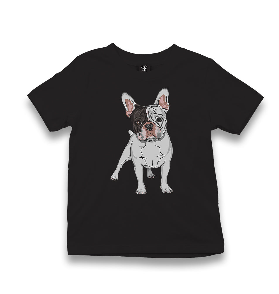 French Bulldog Kid's Black T-shirt - Premium  from W.E.N.S. WIND - Just 5990! Shop now at W.E.N.S. WIND