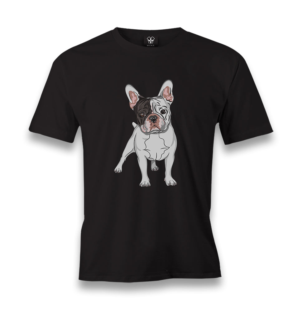 French Bulldog Men's Black Tshirt - Premium  from W.E.N.S. WIND - Just 6490! Shop now at W.E.N.S. WIND