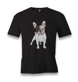 French Bulldog Men's Black Tshirt - Premium  from W.E.N.S. WIND - Just 6490! Shop now at W.E.N.S. WIND